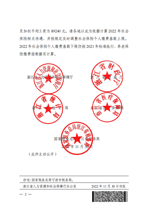 2021年浙江省非私营与私营单位就业人员加权平均工资为89240元（7437元/月）